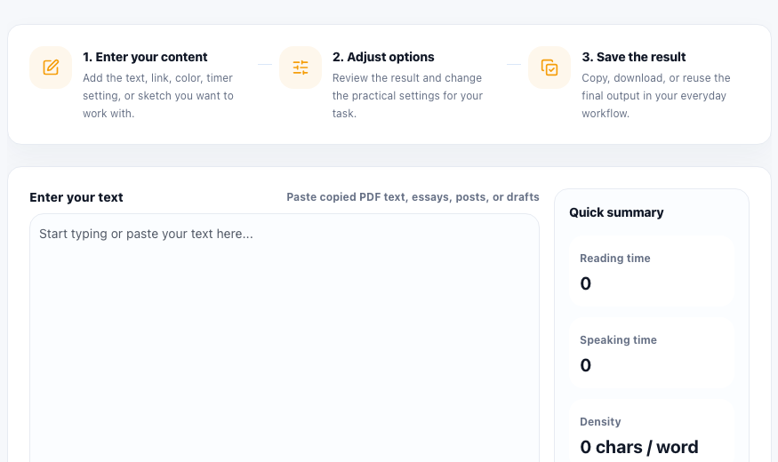 Word Counter practical workflow guide in UtilFlow